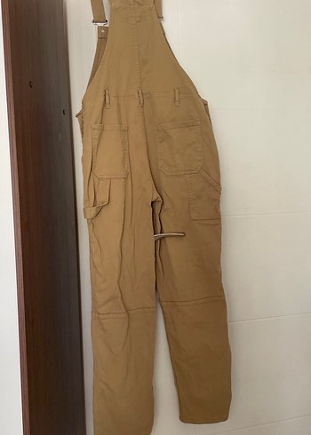 36 Beden camel Renk Bej Kadın Salaş kot Uzun Tulum