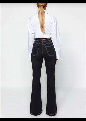 İspanyol paça jean - Görsel 2