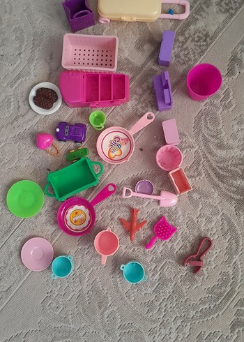 Pastel Renkli Mini Mutfak Aksesuarları Seti