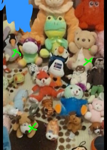 Renkli Peluş Oyuncak Koleksiyonu