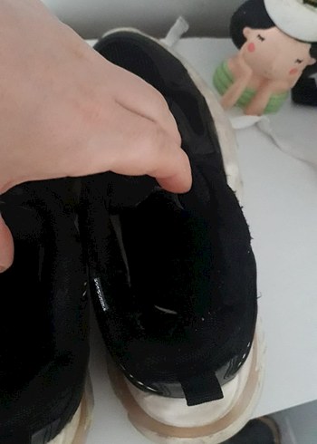 37 Beden siyah Renk Siyah Bağcıklı Kadın Spor Ayakkabı