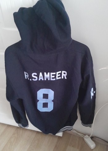 Siyah Kapüşonlu Erkek Çocuk Sweatshirt - Görsel 3