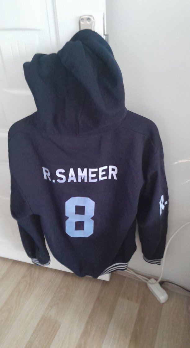 Siyah Kapüşonlu Erkek Çocuk Sweatshirt - Görsel 3