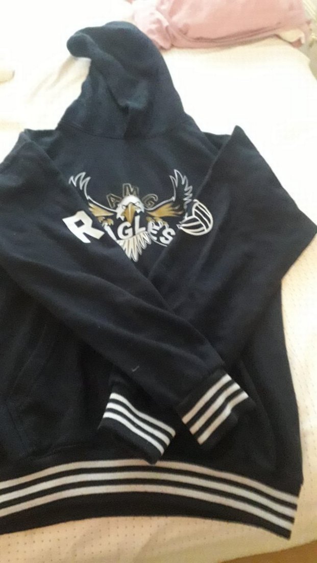 Erkek Çocuk Kapüşonlu Siyah Sweatshirt 70 kiloya olur - Görsel 2