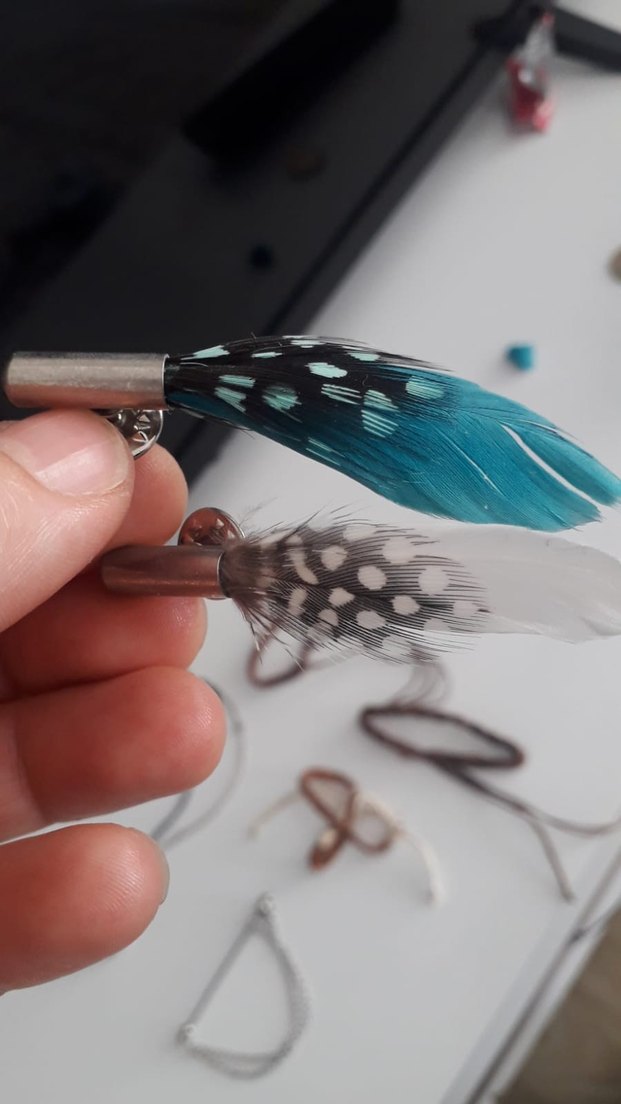 Zincir Detaylı Turkuaz Deri Erkek Aksesuarı - Görsel 4