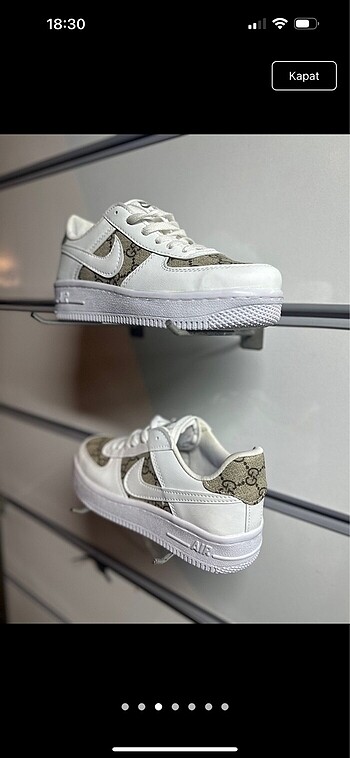 Nike Nike x Gucci desen spor ayakkabı