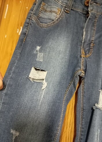 6 Yaş Beden mavi Renk Çocuk Jean kot pantolon