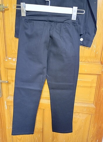 8 Yaş Beden lacivert Renk Erkek çocuk likrasiz gabardin kumaştan Takım