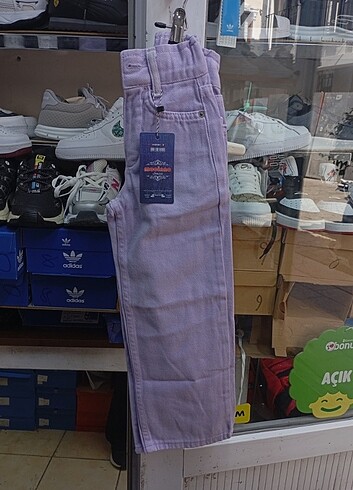Kız çocuk kot pantolon Jean lila