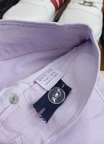 LC Waikiki Mocinno jeans çocuk kot şort lila