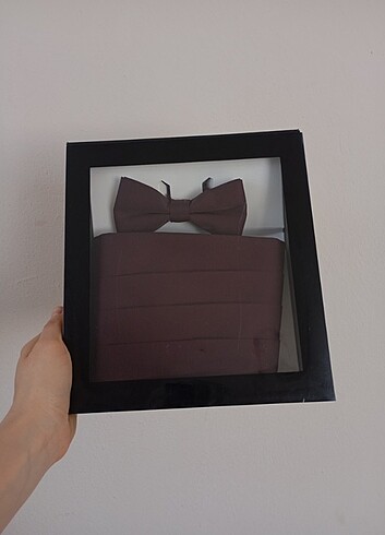 Karaca Erkek Papyon Kuşak Mendil Set - Görsel 2