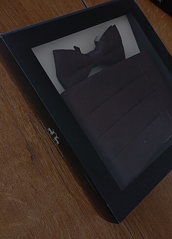 Karaca Erkek Papyon Kuşak Mendil Set - Görsel 3