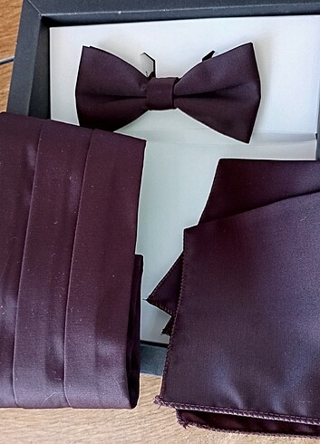 Karaca Erkek Papyon Kuşak Mendil Set - Görsel 4