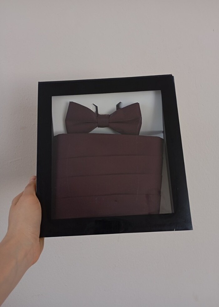 Karaca Erkek Papyon Kuşak Mendil Set - Görsel 2