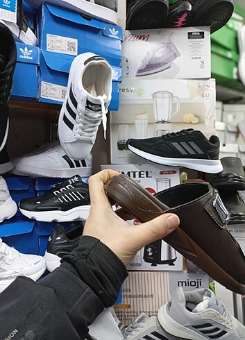 Valentino erkek terlik kahverengi - Görsel 4