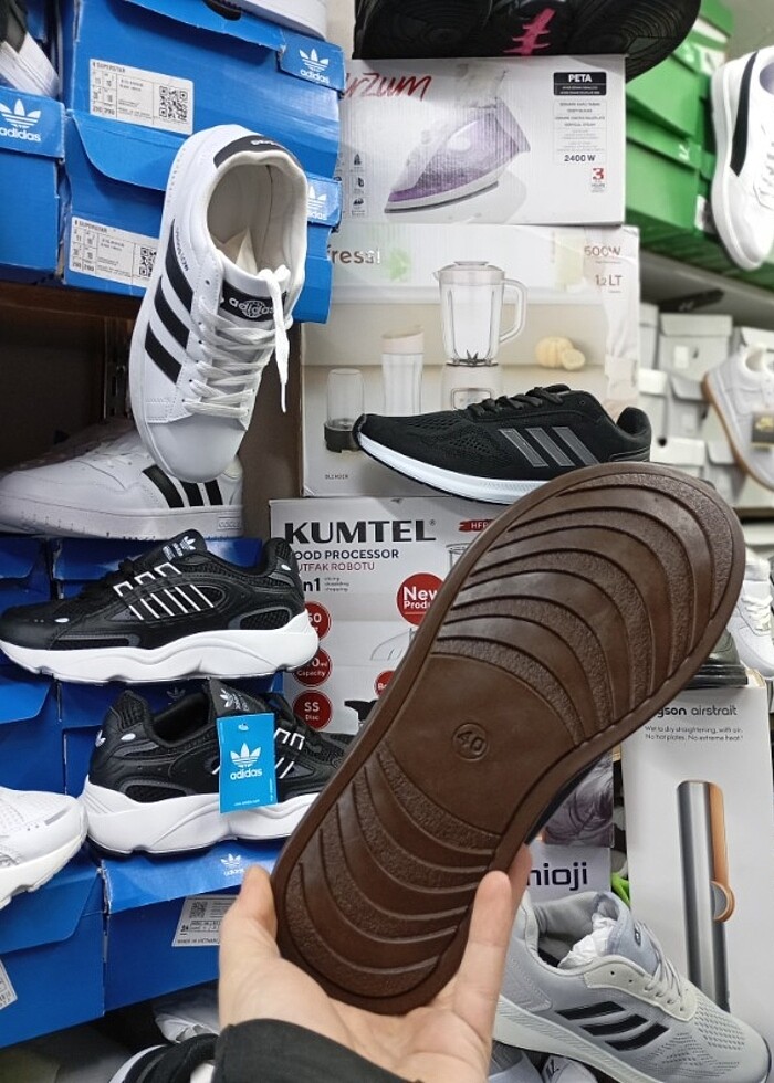 Valentino erkek terlik kahverengi  - Görsel 5