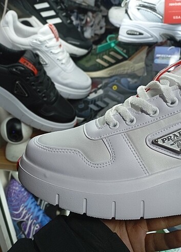 Orjinal prada Milano erkek spor ayakkabı  - Görsel 3