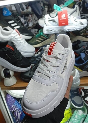 Orjinal prada Milano erkek spor ayakkabı  - Görsel 4