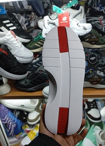 Orjinal prada Milano erkek spor ayakkabı  - Görsel 7