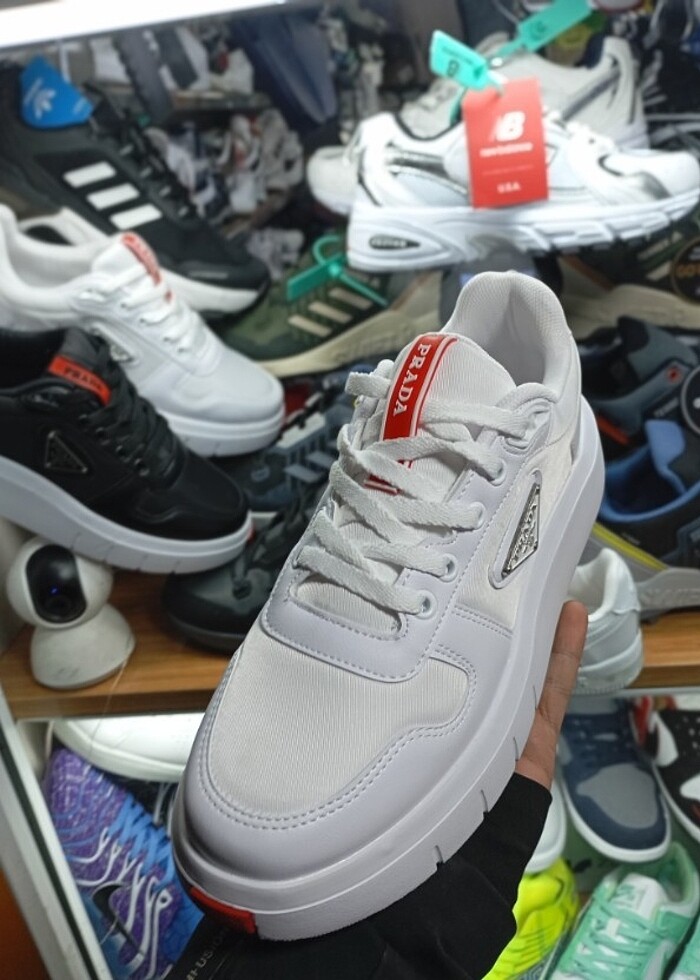 Orjinal prada Milano erkek spor ayakkabı  - Görsel 4