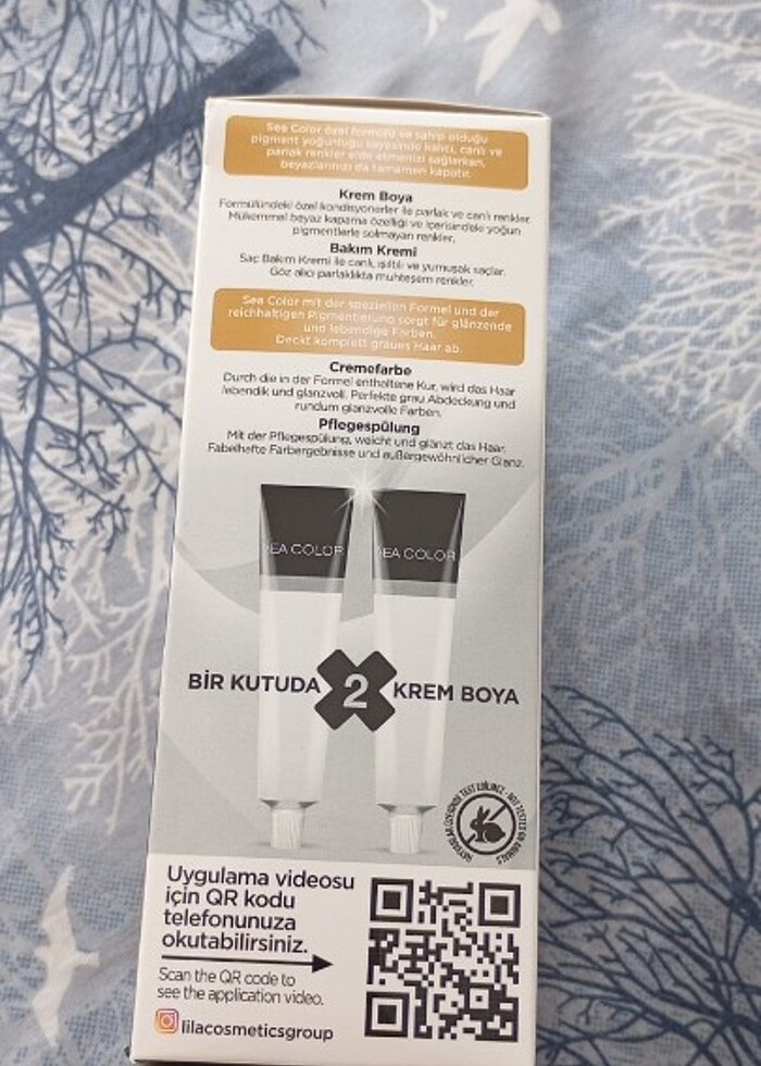 Sea color saç boyası 2 tüp koyu kumral 6.0  - Görsel 3