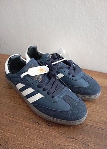 38 Beden Adidas samba lacivert kadın spor ayakkabı