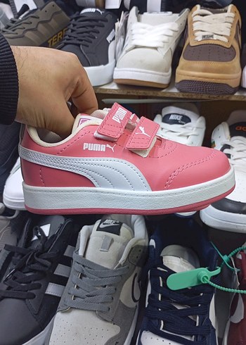 Kız Çocuk Pembe Puma Spor Ayakkabı - Görsel 2