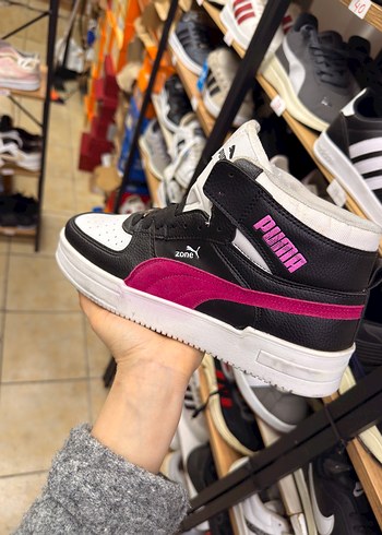 Puma Pembe Siyah Spor Ayakkabi