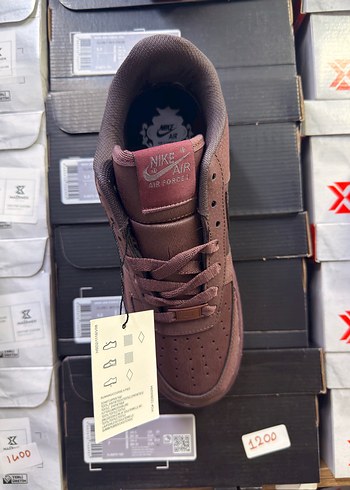 Nike Air Force 1 Kahverengi Spor Ayakkabi