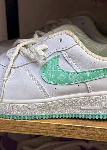 Nike Air Force 1 Mint Desenli Sneaker