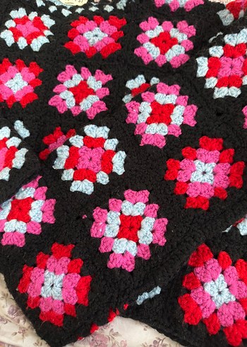 Zara Bohem Çok Renkli Örgü Kadın Kazak
