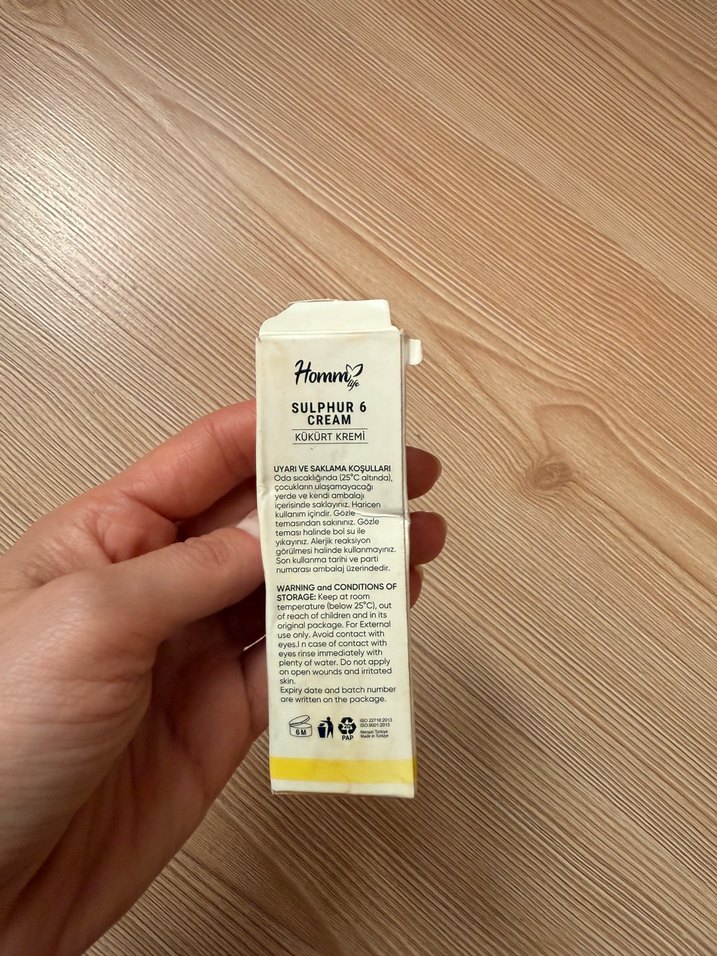 Homm bitkisel kükürt kremi - Görsel 3