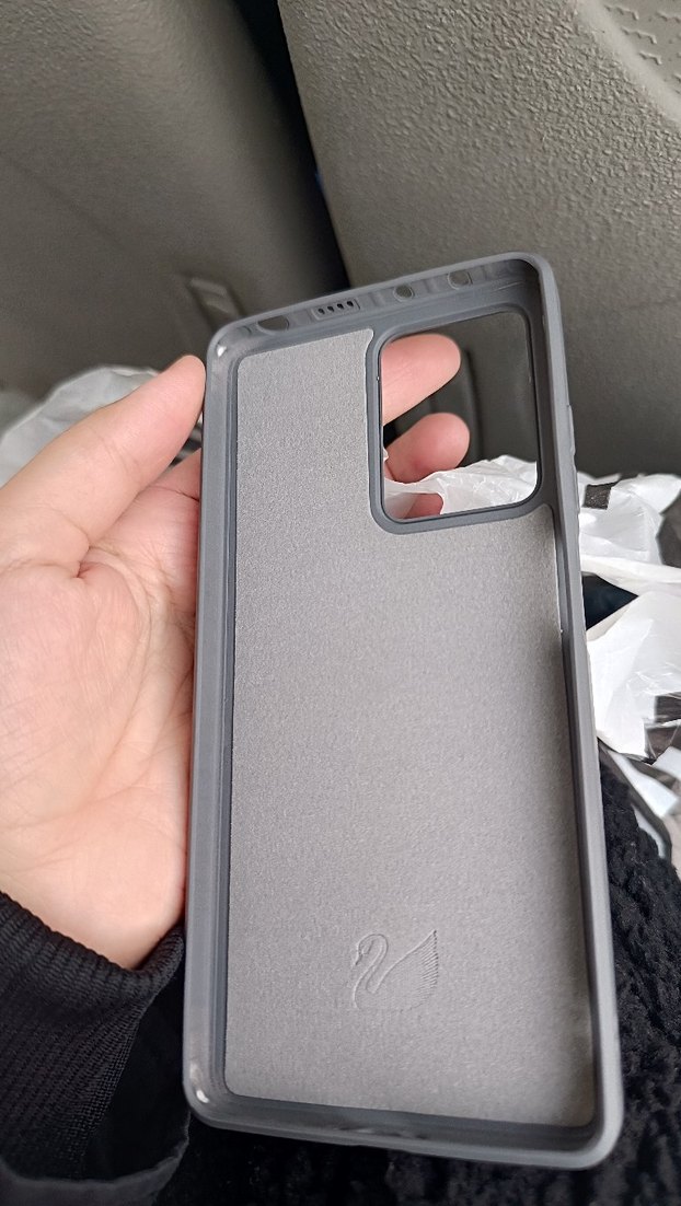 Gri Payetli İnci Detaylı Telefon Kılıfı - Görsel 2