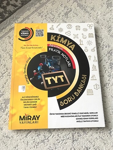 tyt kimya miray yayınları soru bankası