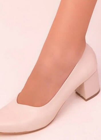 Soho marka bej rengi topuklu ayakkabı 