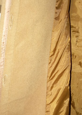 Kahverengi Kadın Süet Uzun Kürklü Kaban - Görsel 3