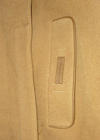 Kahverengi Kadın Süet Uzun Kürklü Kaban - Görsel 13