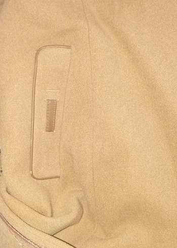 Kahverengi Kadın Süet Uzun Kürklü Kaban - Görsel 12