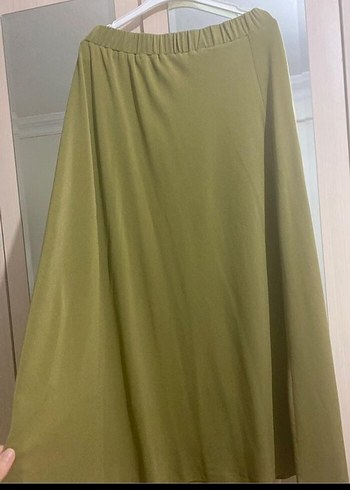 Haki Uzun Kollu Salaş Tunik - Görsel 2