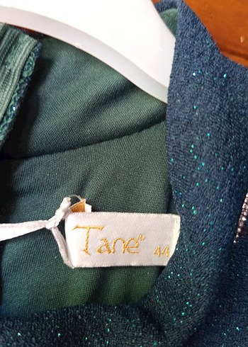 Uzun Kollu Turkuaz Drapeli Abiye Elbise - Görsel 8