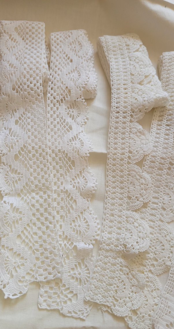 Bohem Tarzda Beyaz Dantel Şeritler - Görsel 4