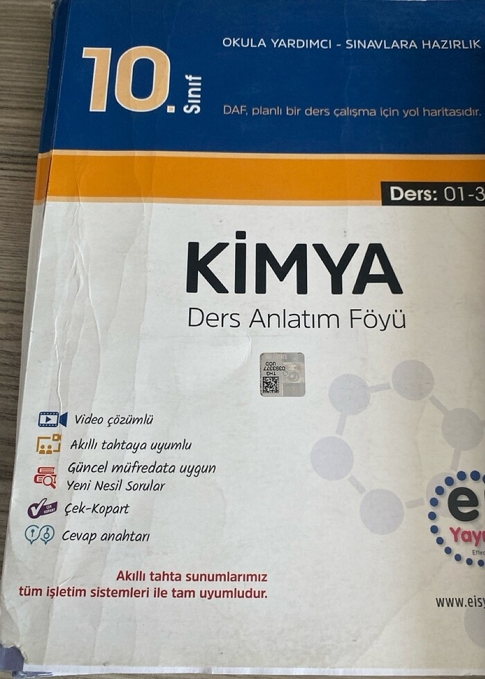 Kimya 10. Sınıf eis set - Görsel 2