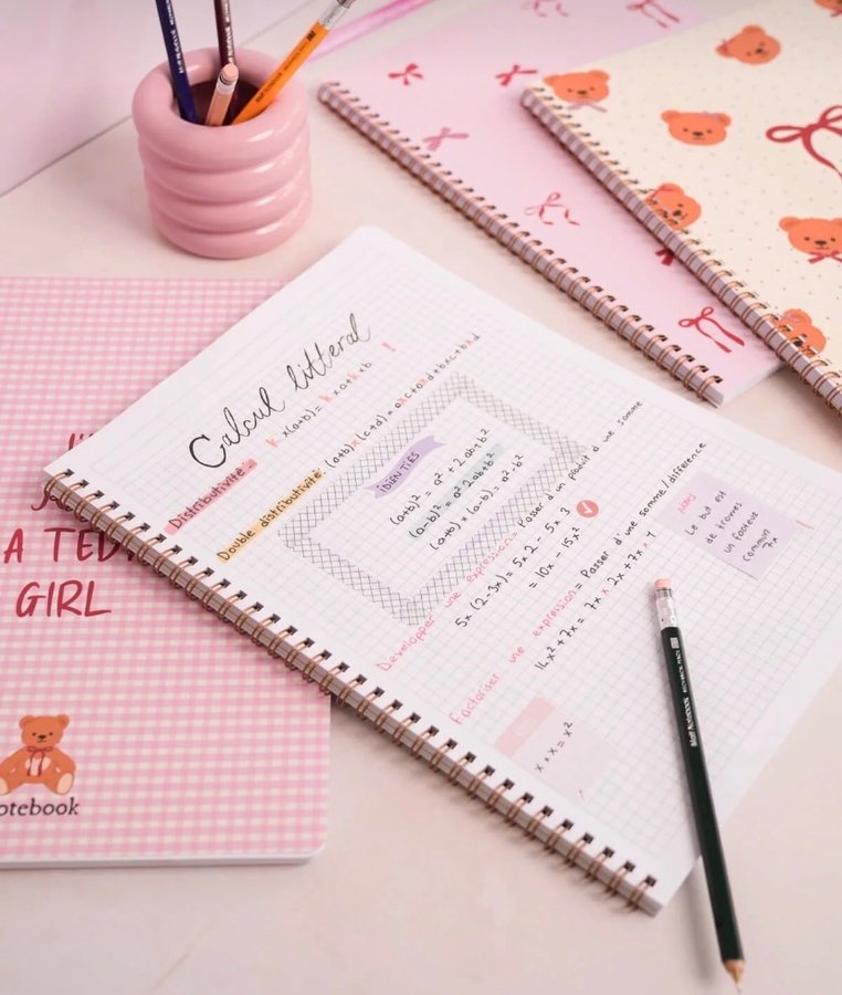 Matt notebook kareli a4 defter - Görsel 2