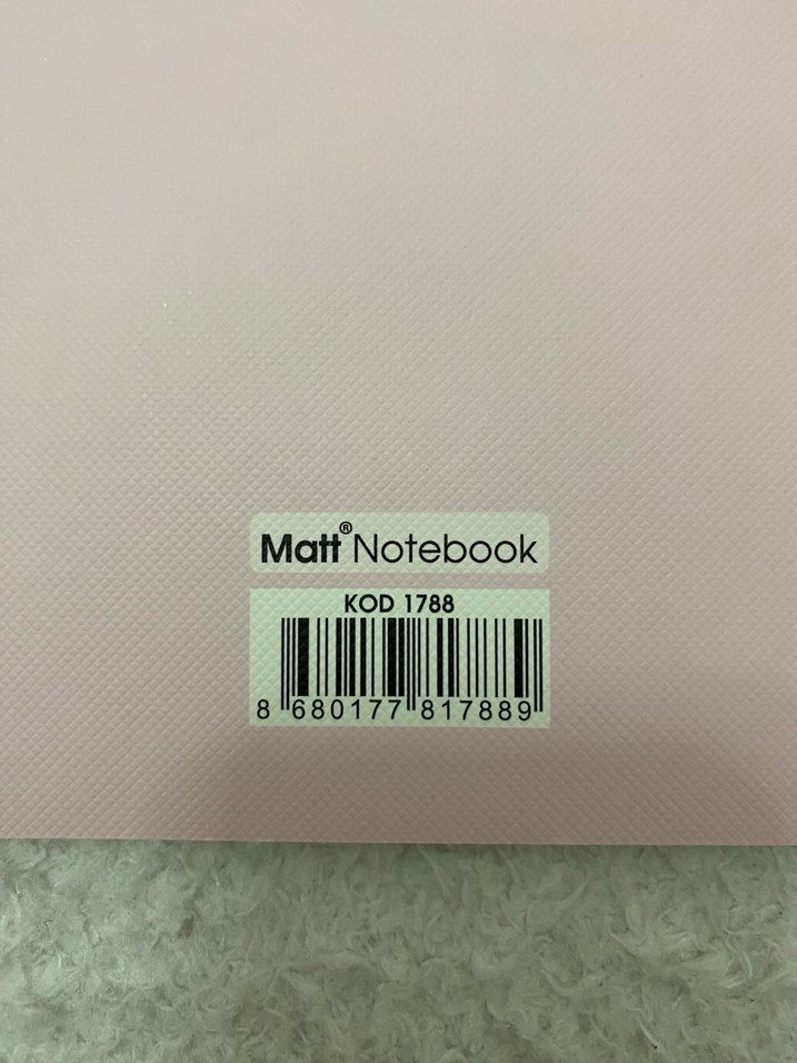 Matt notebook kareli a4 defter - Görsel 5