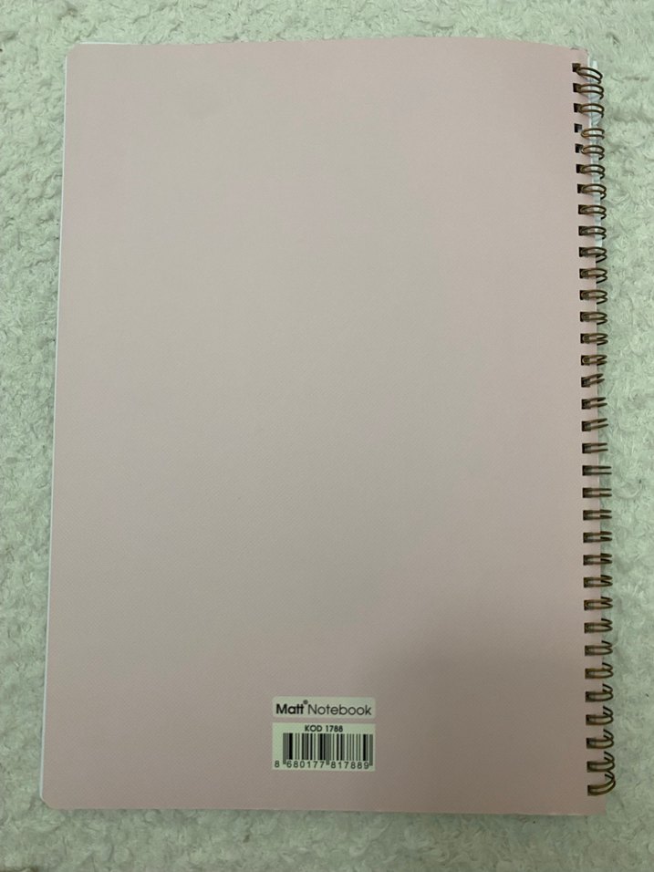 Matt notebook kareli a4 defter - Görsel 4