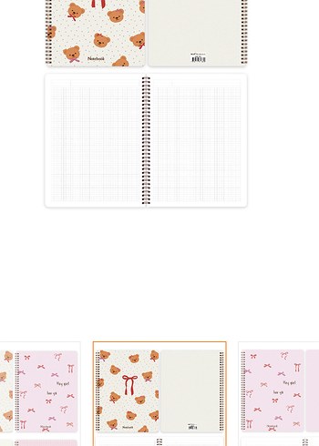 Matt notebook 3 adet a4 kareli defter - Görsel 2