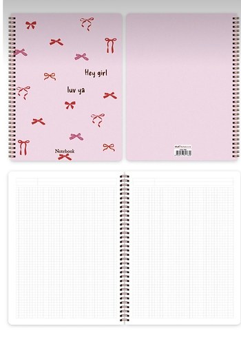 Matt notebook 3 adet a4 kareli defter - Görsel 4