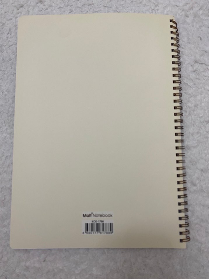 Matt notebook a4 kareli defter - Görsel 4