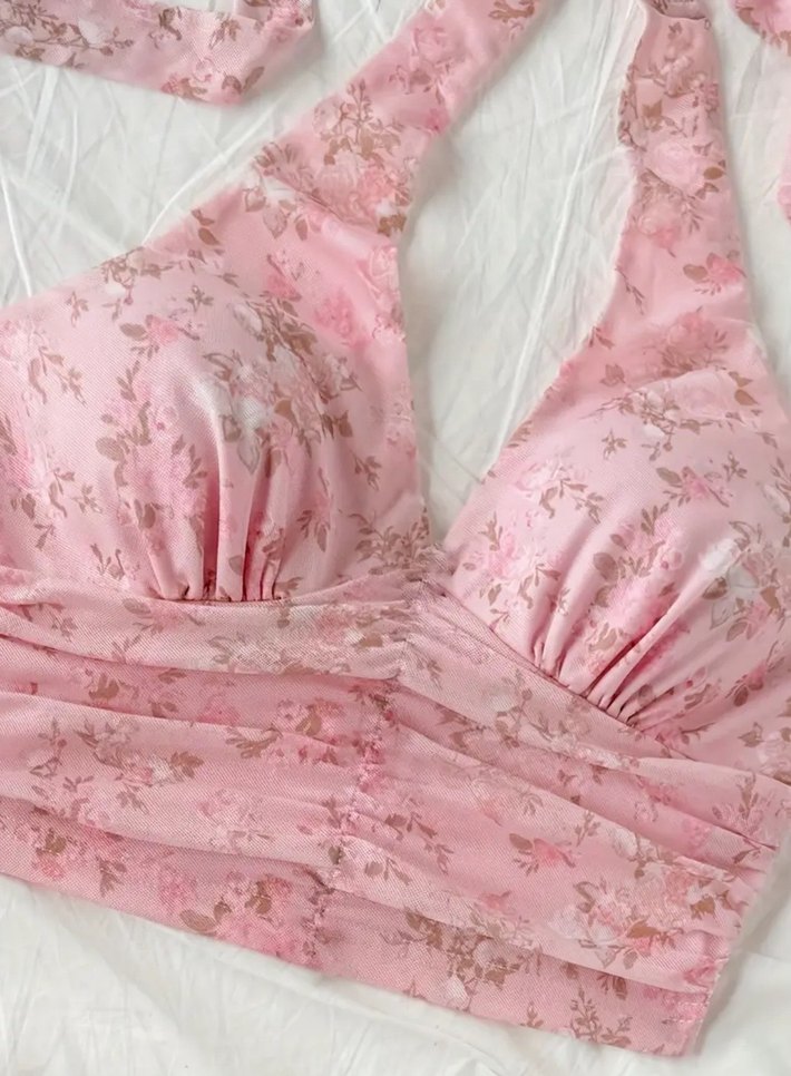 Pembe kadın ikili takım - Görsel 4