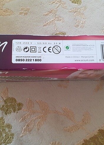 Beden Renk Arzum saç düzleştirici